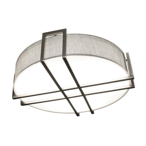 AFX Lighting - LBTF1624LAJUDSNGY-BB - LED Flush Mount - Lambert - Satin Nickel