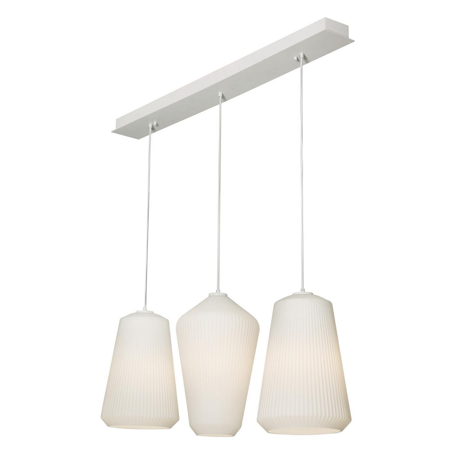 AFX Lighting - LLYP11MBWHLNR3 - Three Light Pendant - Lily - White