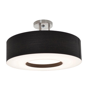 AFX Lighting - MCF1214LAJUD-BKSF - LED Semi-Flush Mount - Montclair - Satin Nickel