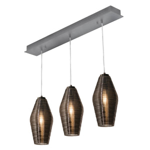 AFX Lighting - MLAP13SMLNR3 - Three Light Pendant - Mila - Satin Nickel