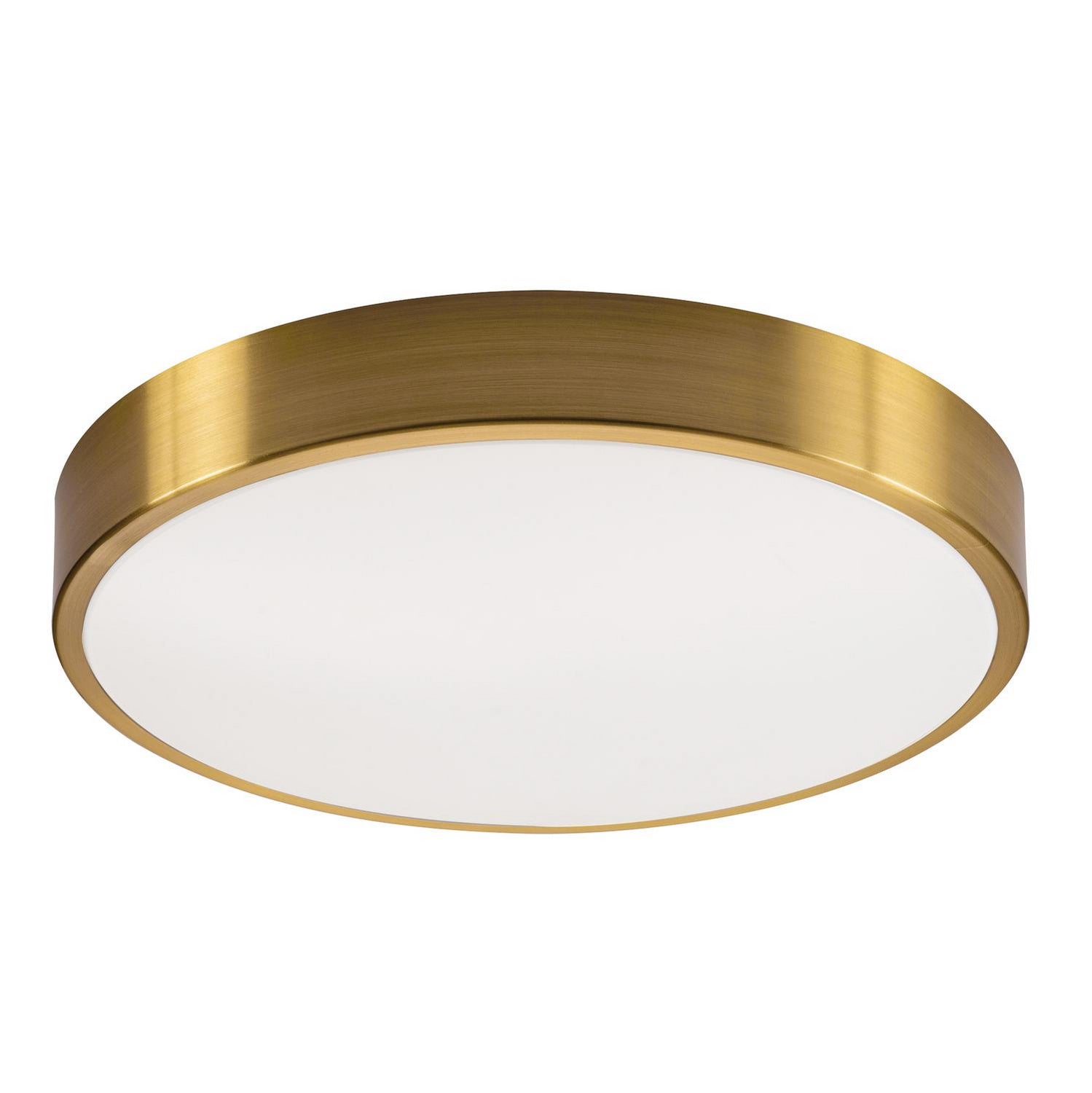 AFX Lighting - OTVF1218LAJD1SB - LED Flush Mount - Octavia - Satin Brass