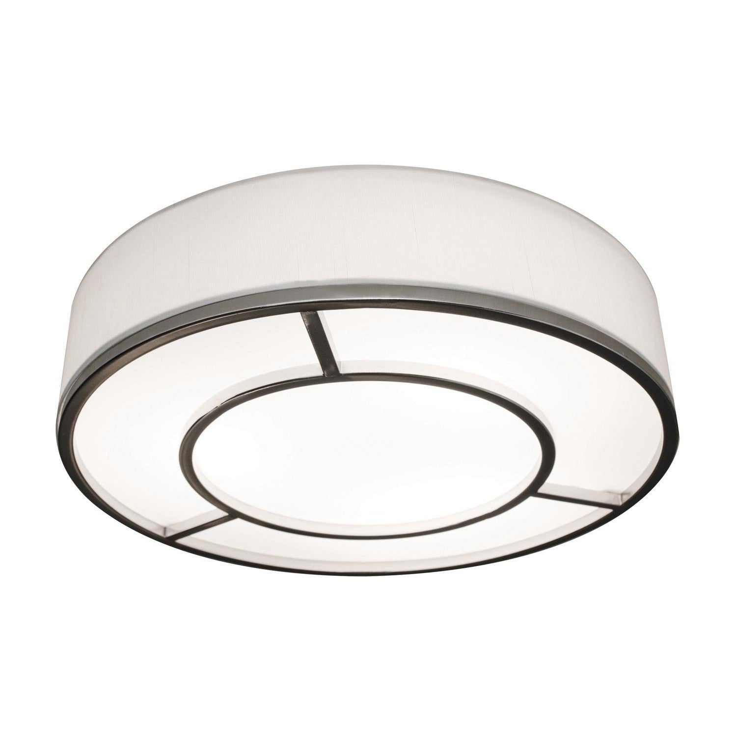 AFX Lighting - RVEF1624LAJUDSNLW-BB - LED Flush Mount - Reeves - Satin Nickel