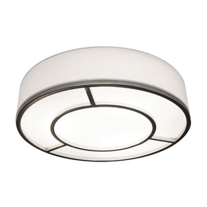 AFX Lighting - RVEF1624LAJUDSNLW-MSBB - LED Flush Mount - Reeves - Satin Nickel