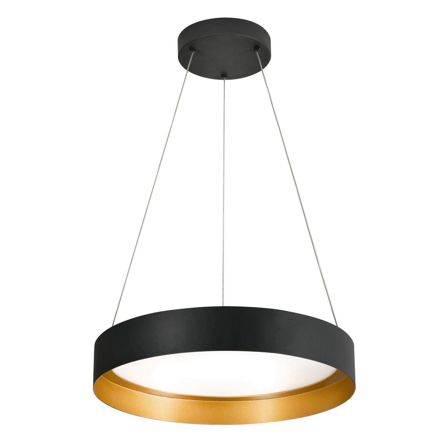 AFX Lighting - RVP20L30D1BKGD - LED Pendant - Reveal - Black and Gold