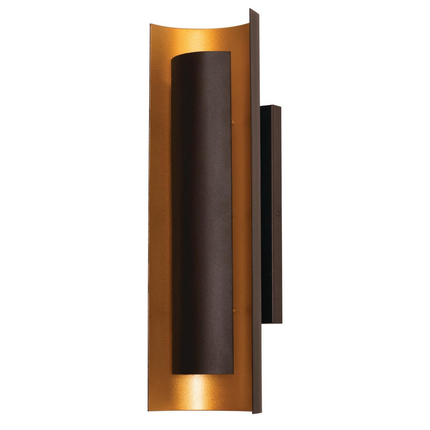 AFX Lighting - RVS0416L30D1BKGD - LED Wall Sconce - Reveal - Black and Gold