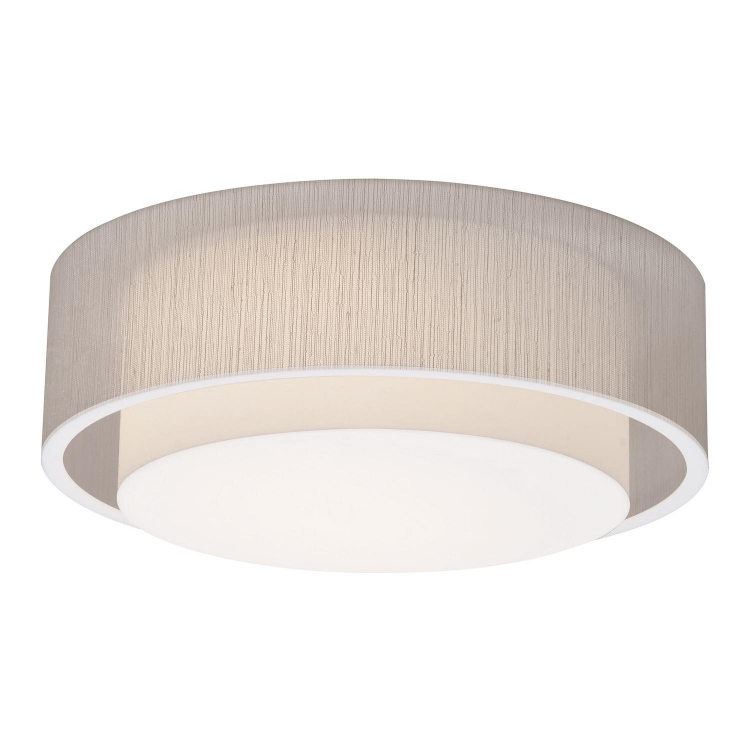 AFX Lighting - SAF1824LAJUD-JT-BB - LED Flush Mount - Sanibel - Jute