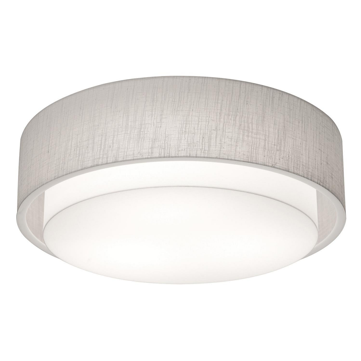 AFX Lighting - SAF1824LAJUD-LW-MSBB - LED Flush Mount - Sanibel - Linen White