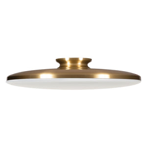 AFX Lighting - SKYF19LAJD1SB - LED Semi-Flush Mount - Skye - Satin Brass