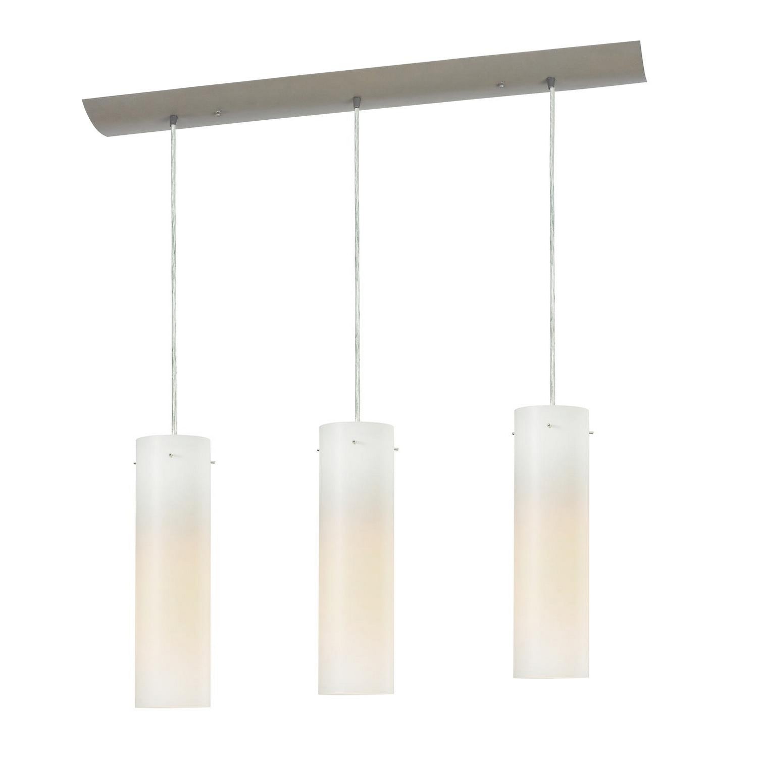 AFX Lighting - SSP04MBSNWHLNR3 - Three Light Pendant - Soho - Satin Nickel