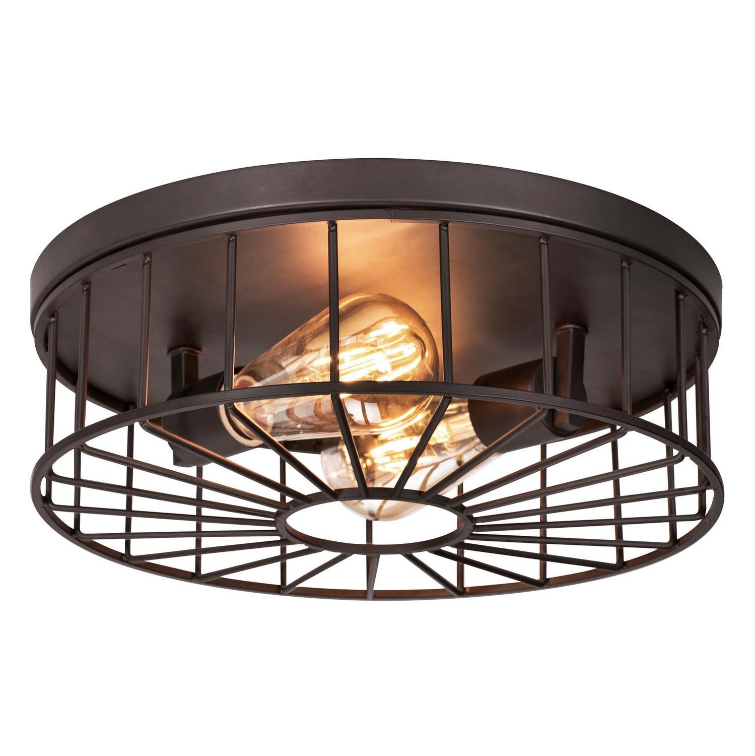 AFX Lighting - THEF13MBBK - Two Light Flush Mount - Theo - Black