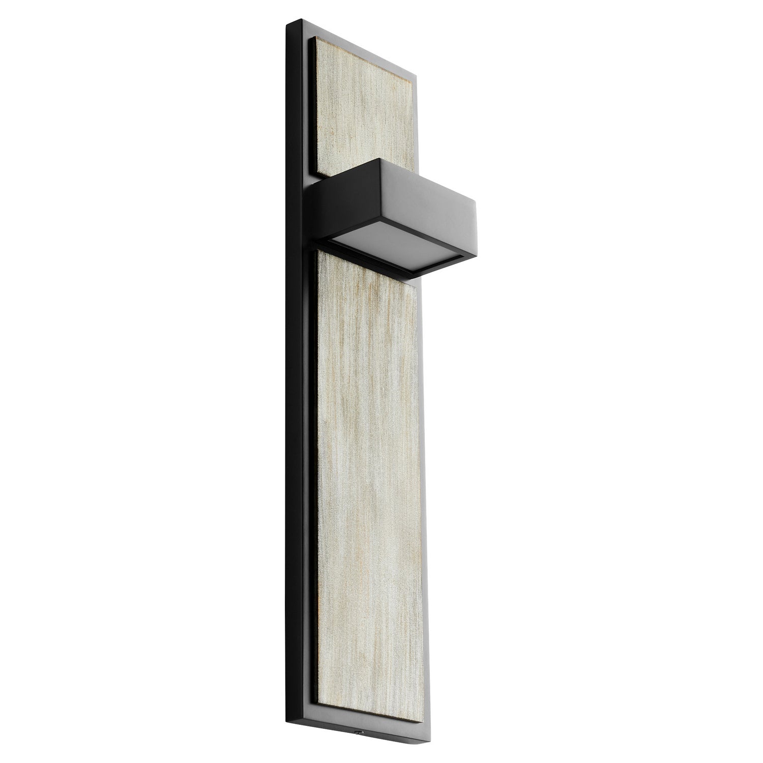 Oxygen - 3-401-1541 - LED Wall Sconce - Guapo - Black W/ Weathered Oak