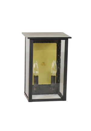 Northeast Lantern - 8991R-DB-LT2-CSG-BR85 - Two Light Wall Lantern - Ashford - Dark Brass