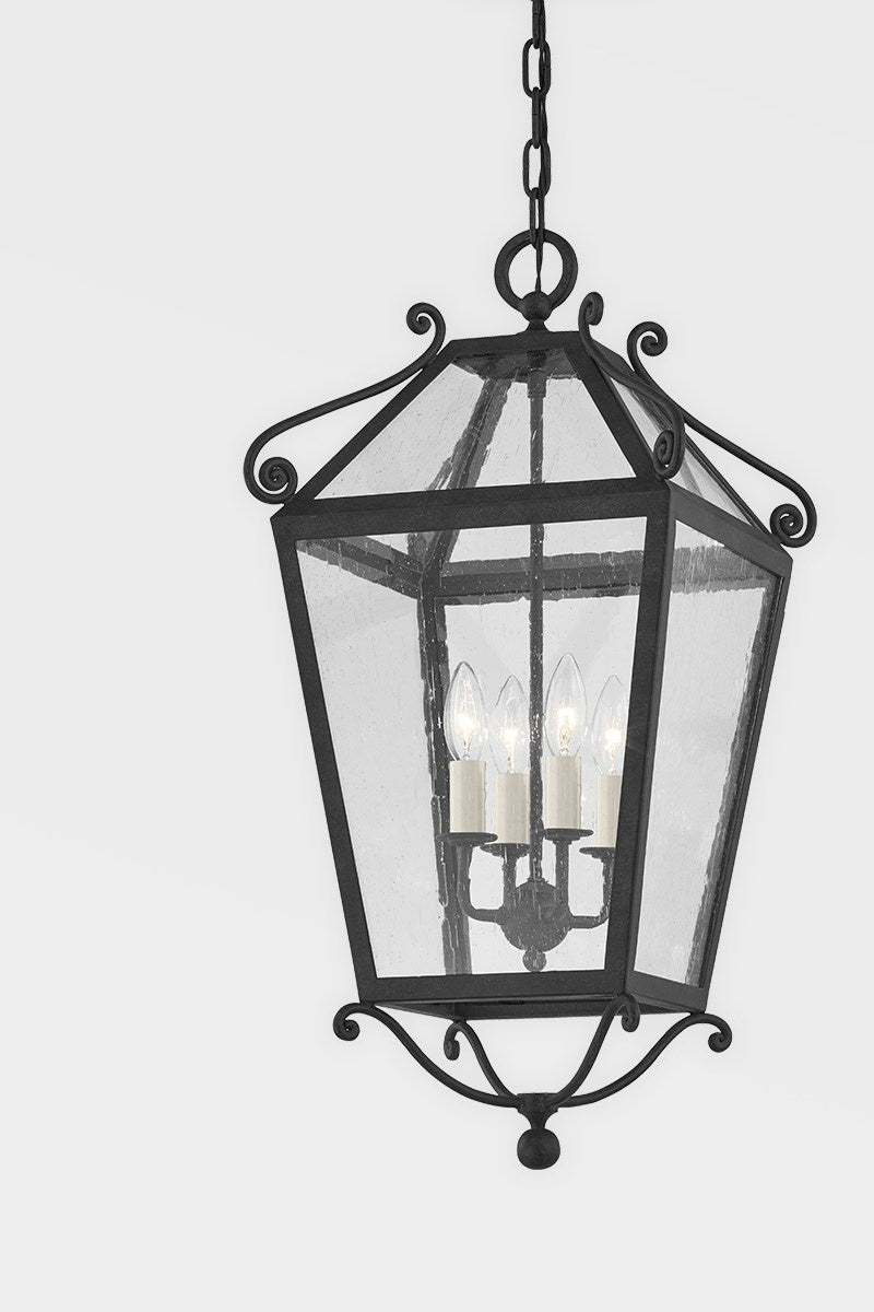 Troy Lighting - F4128-FRN - Four Light Outdoor Lantern - Santa Barbara County - French Iron