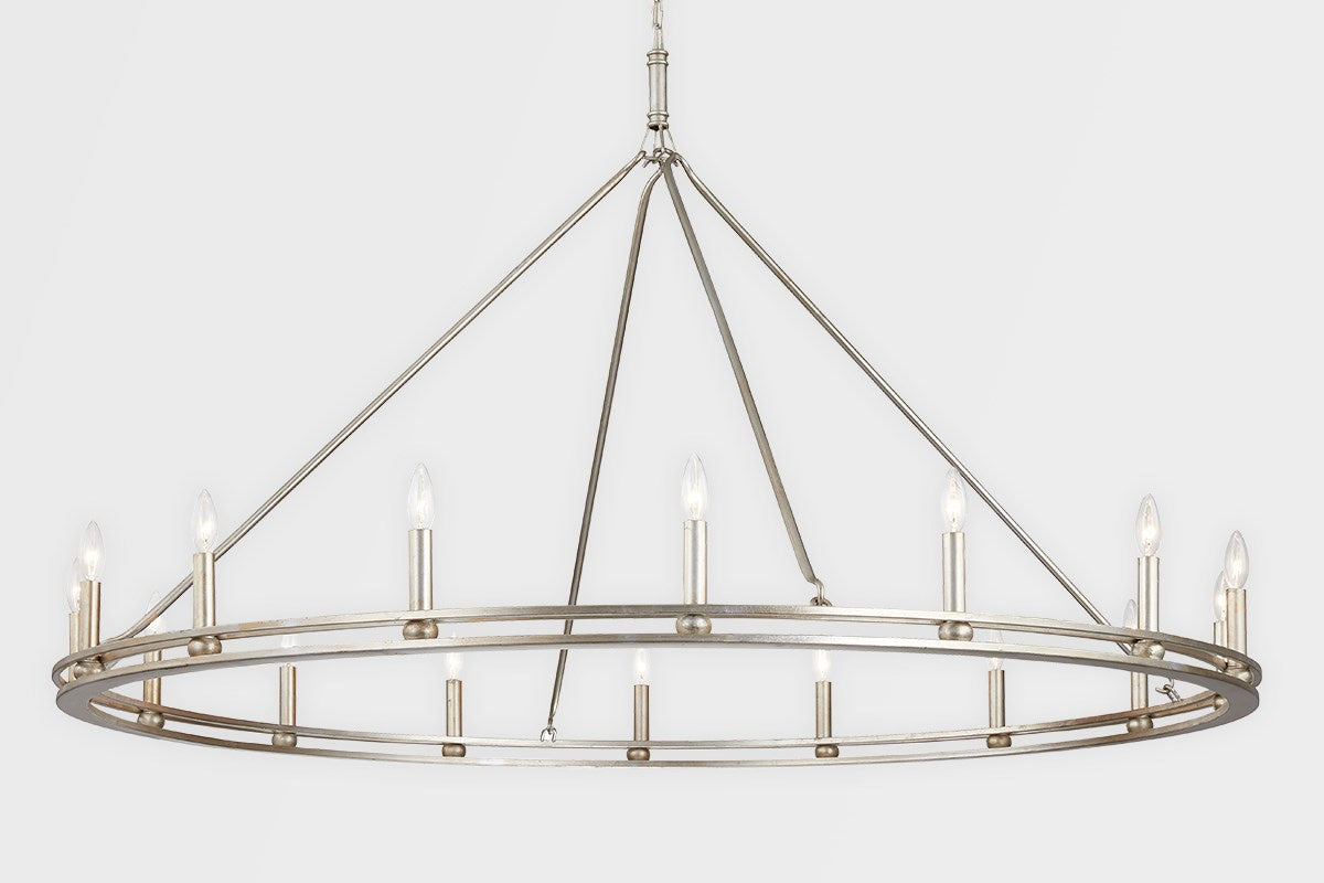 Troy Lighting - F6244-CPL - 16 Light Chandelier - Sutton - Champagne Silver Leaf