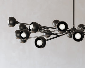 Troy Lighting - F7424-SBK - 24 Light Chandelier - Colt - Soft Black