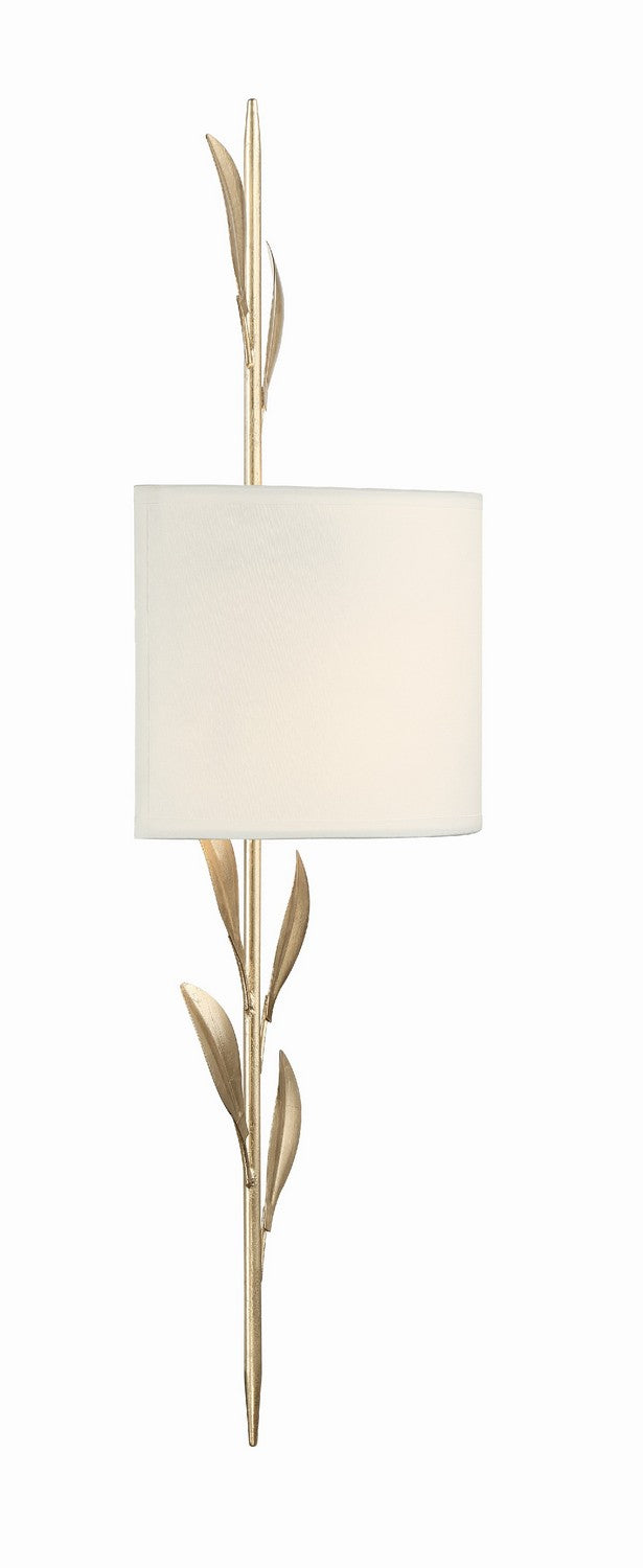 Crystorama - 501-GA - Two Light Wall Sconce - Broche - Antique Gold