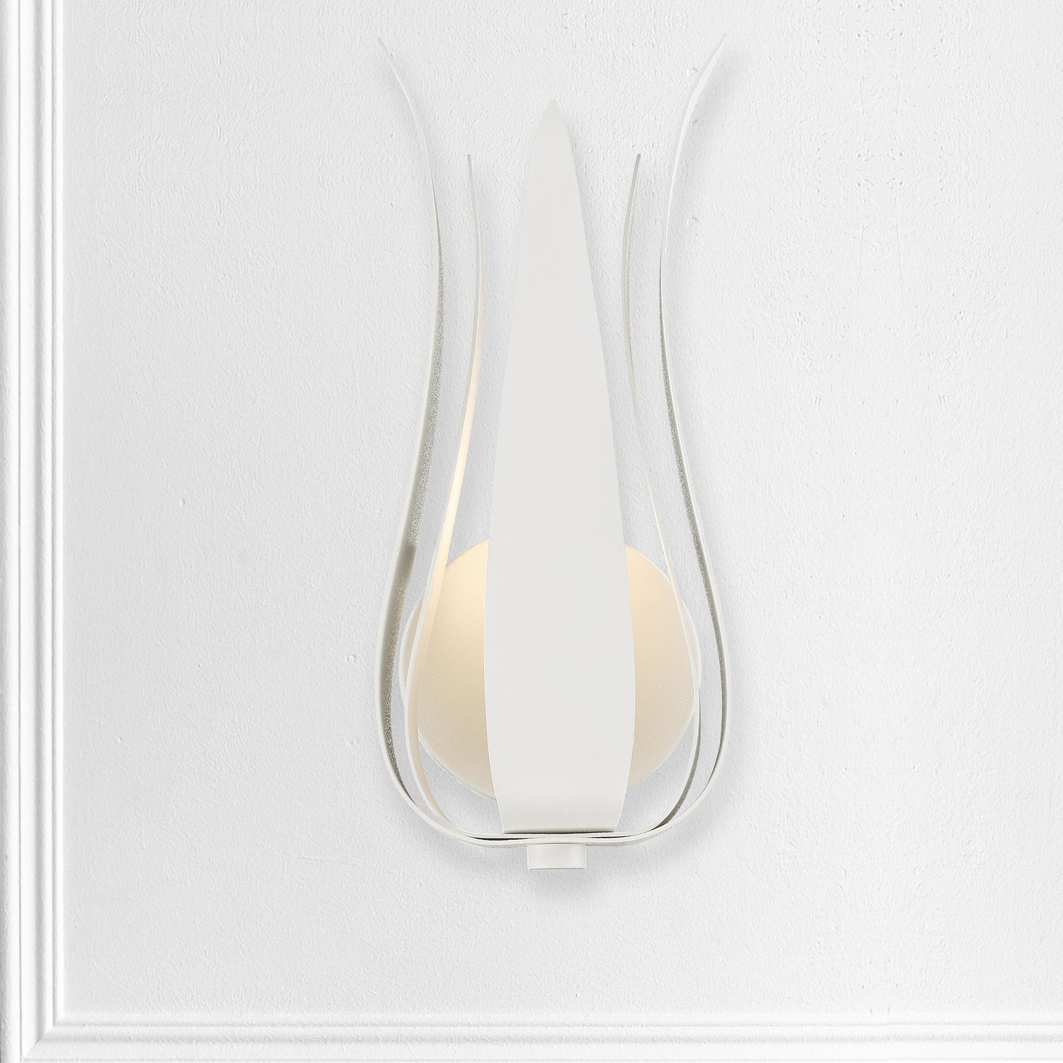 Crystorama - 511-MT - One Light Wall Sconce - Broche - Matte White