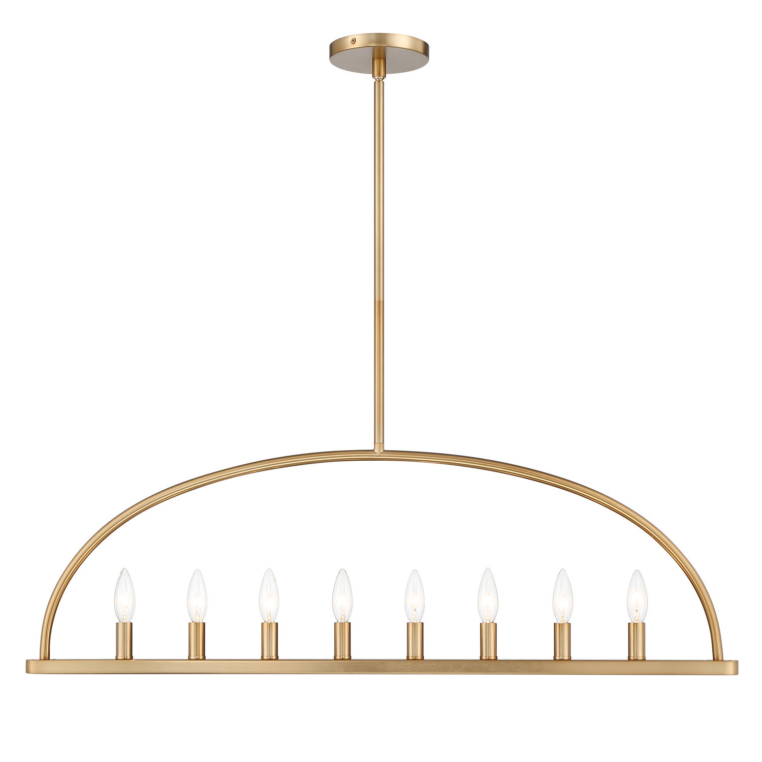 Crystorama - ABB-3007-VG - Eight Light Chandelier - Abbott - Vibrant Gold