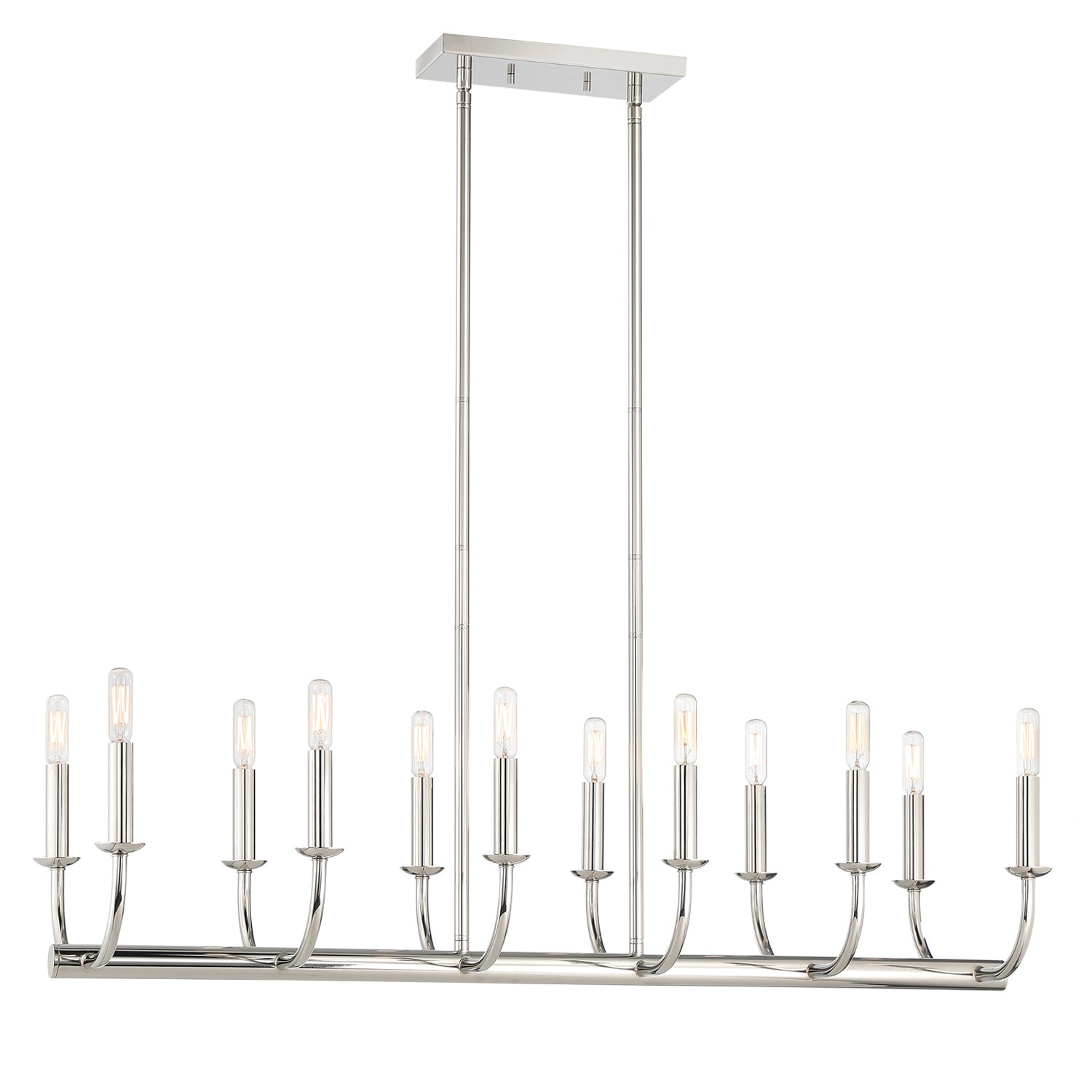 Crystorama - BAI-A2112-PN - 12 Light Chandelier - Bailey - Polished Nickel