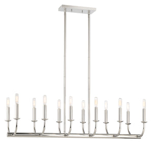 Crystorama - BAI-A2112-PN - 12 Light Chandelier - Bailey - Polished Nickel