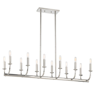 Crystorama - BAI-A2112-PN - 12 Light Chandelier - Bailey - Polished Nickel