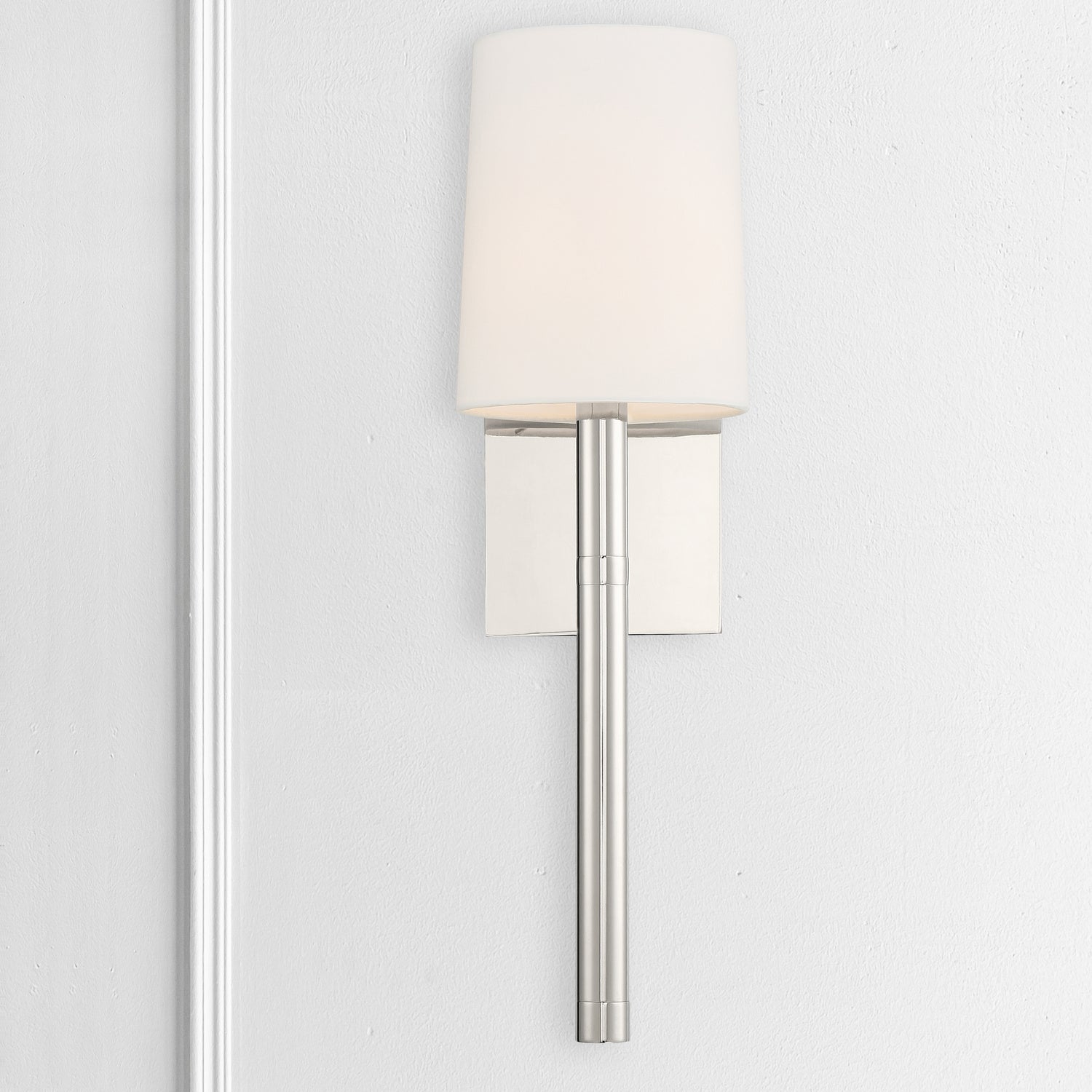 Crystorama - WES-9901-PN - One Light Wall Sconce - Weston - Polished Nickel