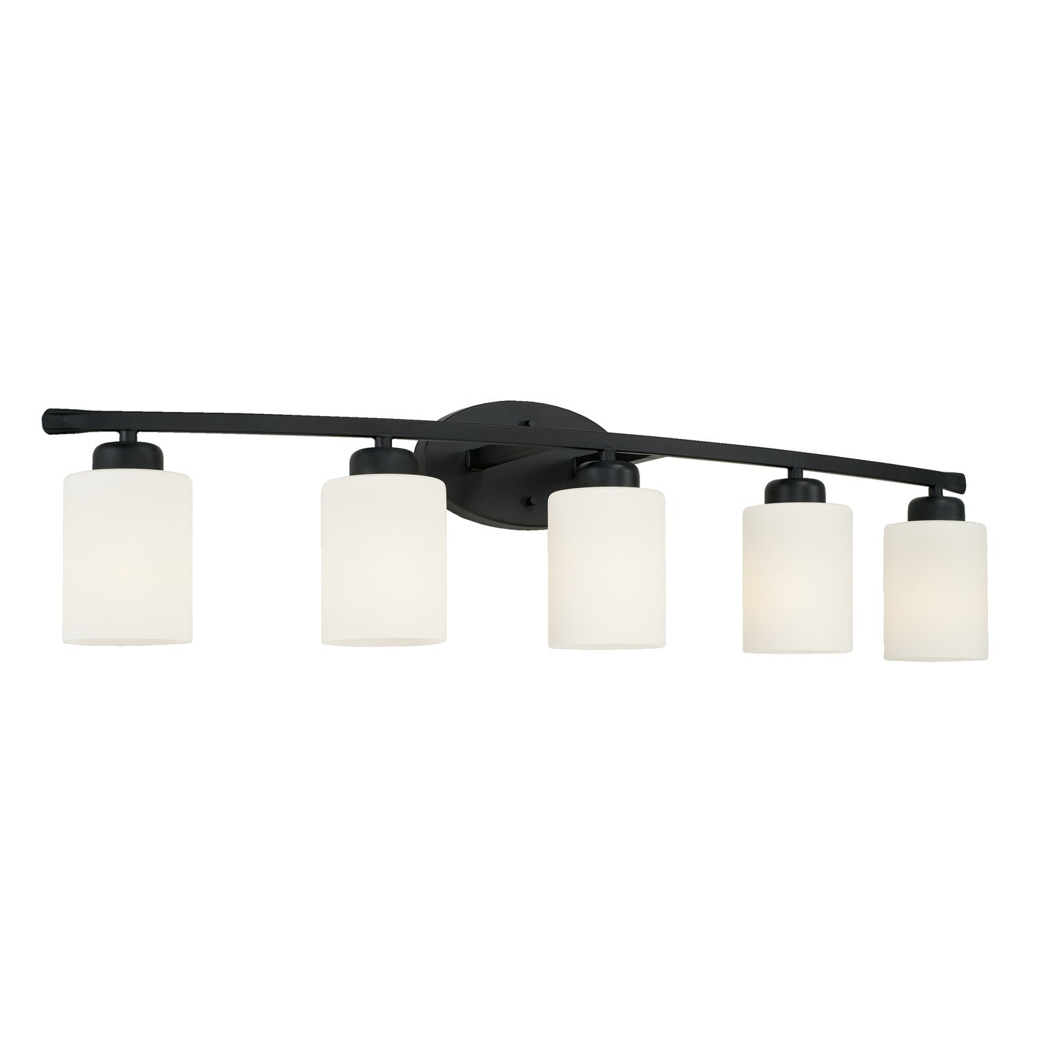 Capital Lighting - 115251MB-338 - Five Light Vanity - Dixon - Matte Black