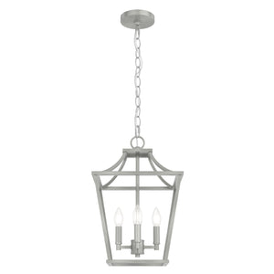 Hunter - 19067 - Four Light Pendant - Laurel Ridge - Brushed Nickel