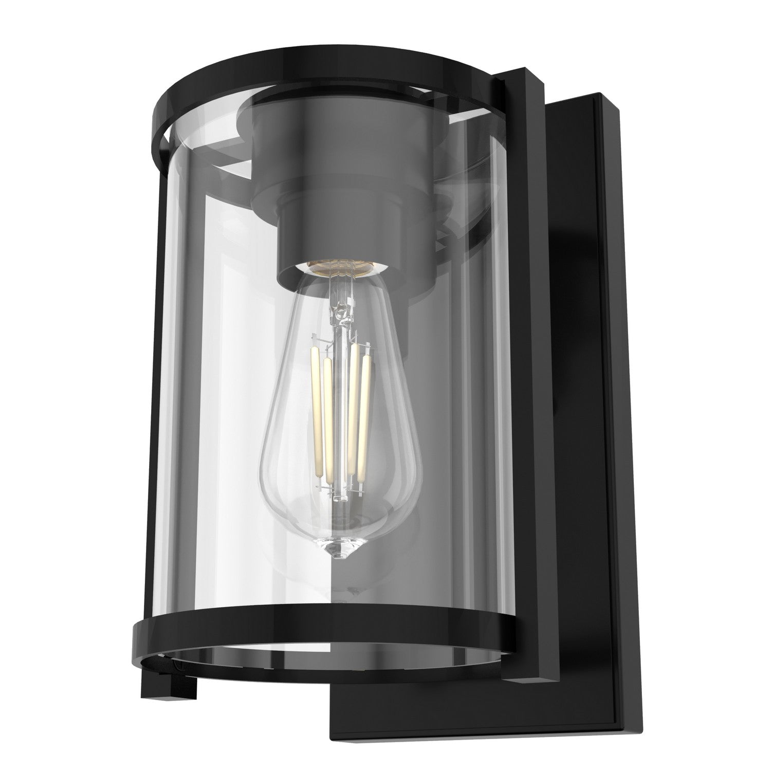 Hunter - 19125 - One Light Wall Sconce - Astwood - Matte Black
