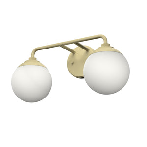 Hunter - 19167 - Two Light Bathroom Vanity - Hepburn - Modern Brass