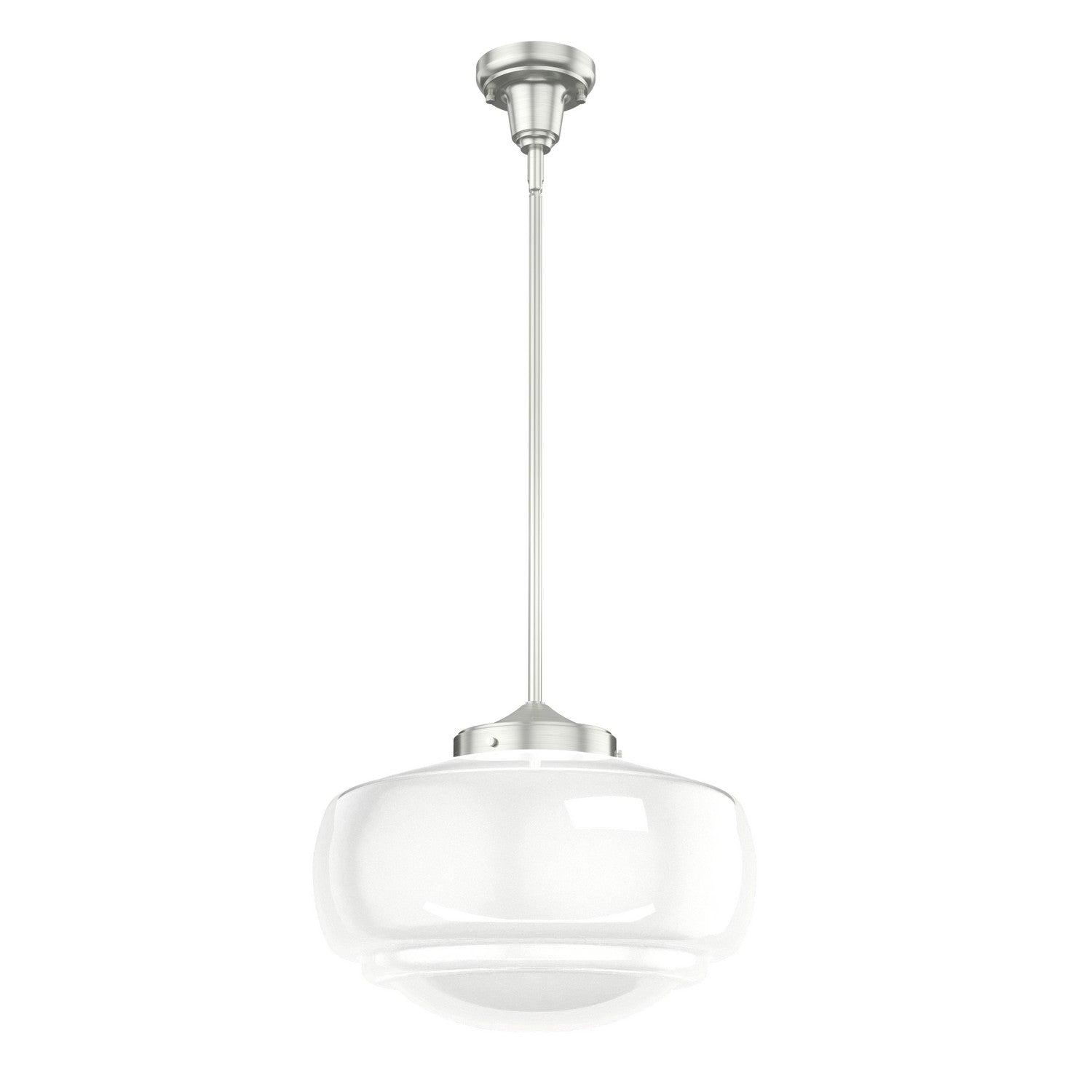 Hunter - 19194 - One Light Pendant - Saddle Creek - Brushed Nickel