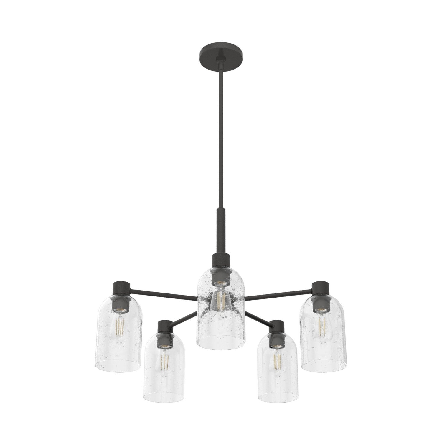 Hunter - 19199 - Five Light Chandelier - Lochemeade - Noble Bronze