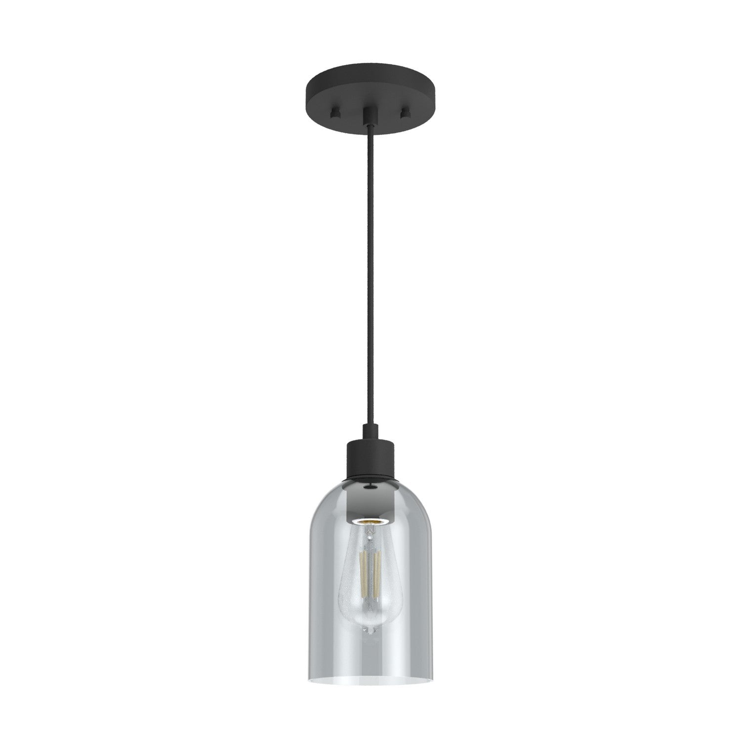 Hunter - 19201 - One Light Pendant - Lochemeade - Natural Black Iron