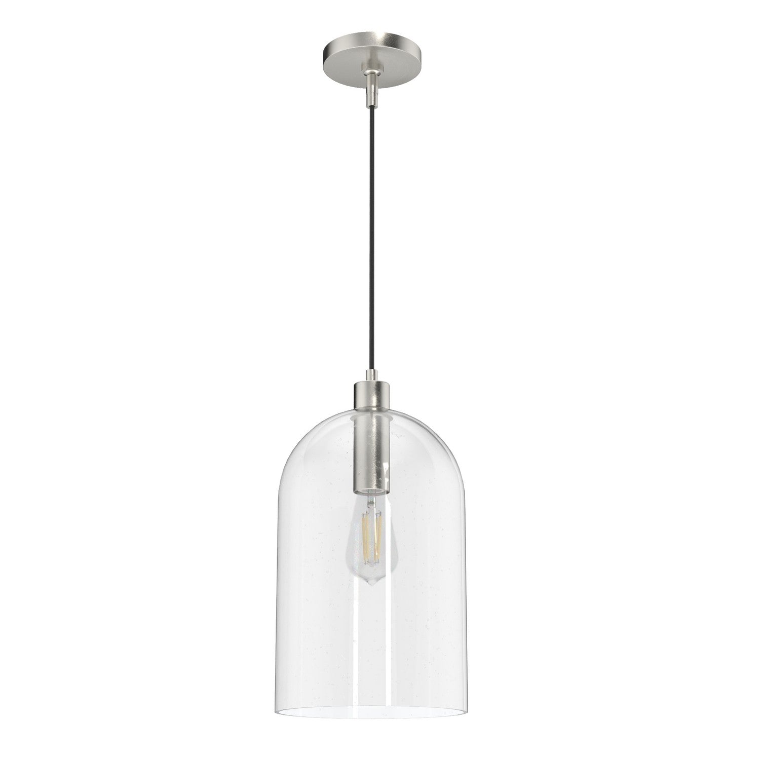 Hunter - 19203 - One Light Pendant - Lochemeade - Brushed Nickel