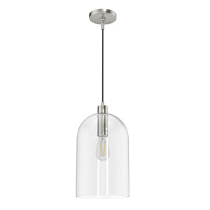Hunter - 19203 - One Light Pendant - Lochemeade - Brushed Nickel