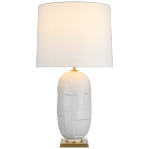 Visual Comfort Signature - TOB 3685PW-L - LED Table Lamp - Incasso - Plaster White