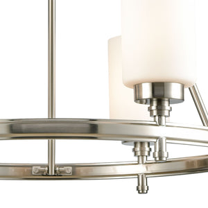 ELK Home - 11667/6 - Six Light Chandelier - Dawson - Satin Nickel