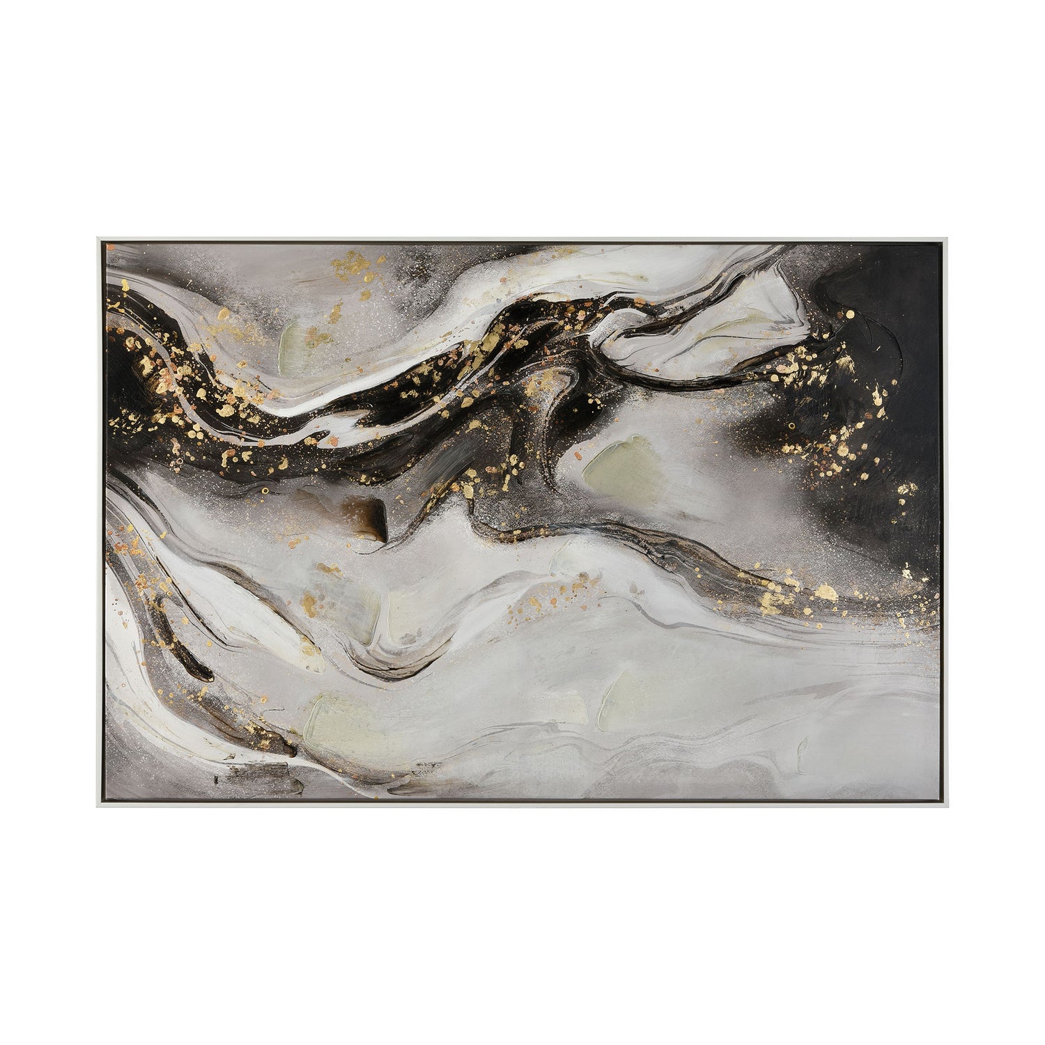 ELK Home - 1219-087 - Wall Art - Flow - Black