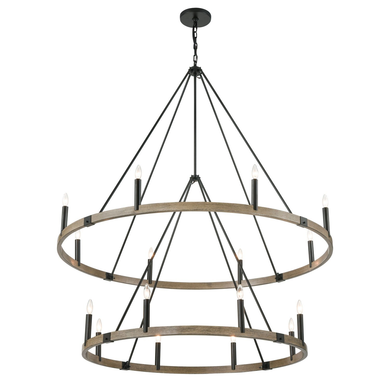 ELK Home - 12320/8+8 - 16 Light Chandelier - Transitions - Oil Rubbed Bronze