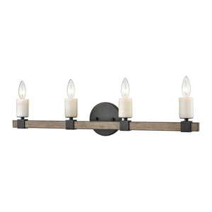 ELK Home - 15469/4 - Four Light Vanity - Stone Manor - Matte Black