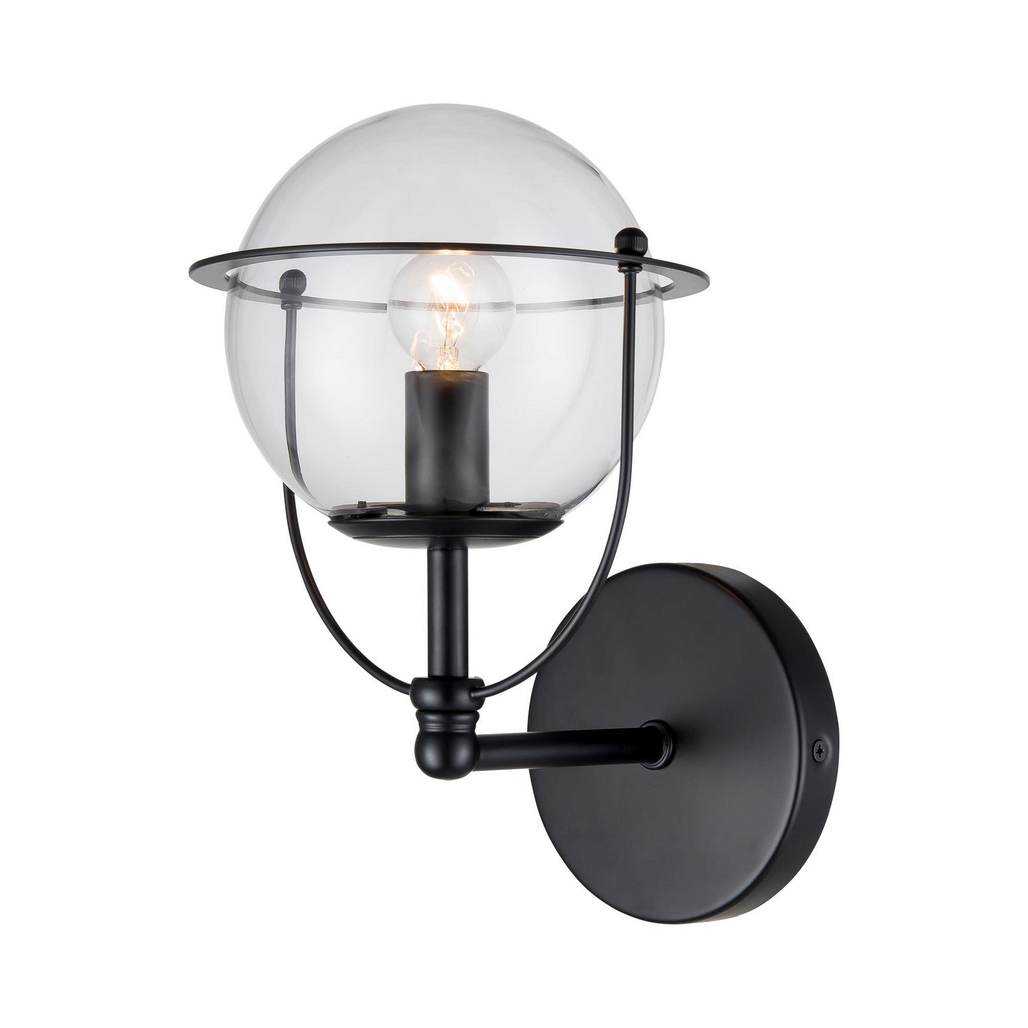 ELK Home - 18430/1 - One Light Wall Sconce - Langford - Matte Black