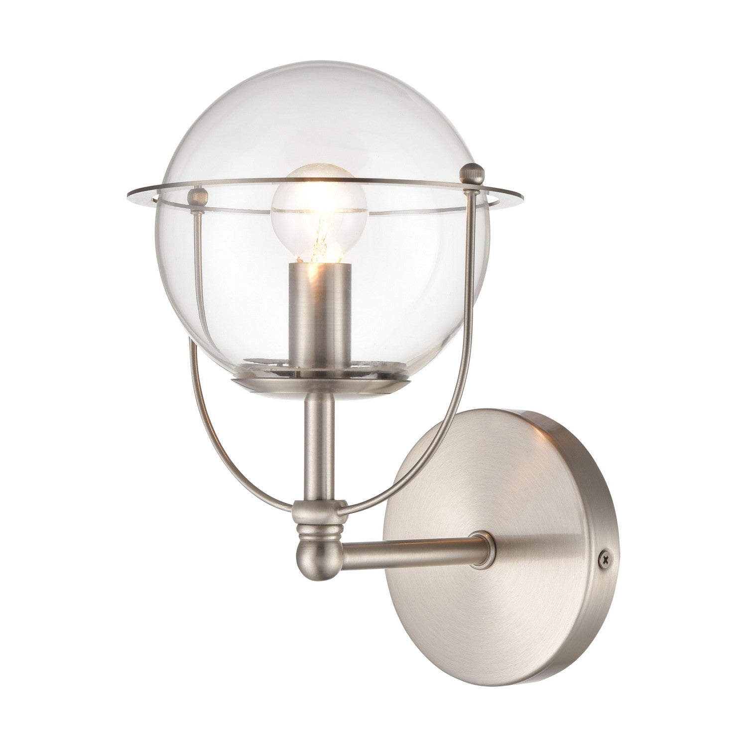 ELK Home - 18630/1 - One Light Wall Sconce - Langford - Satin Nickel