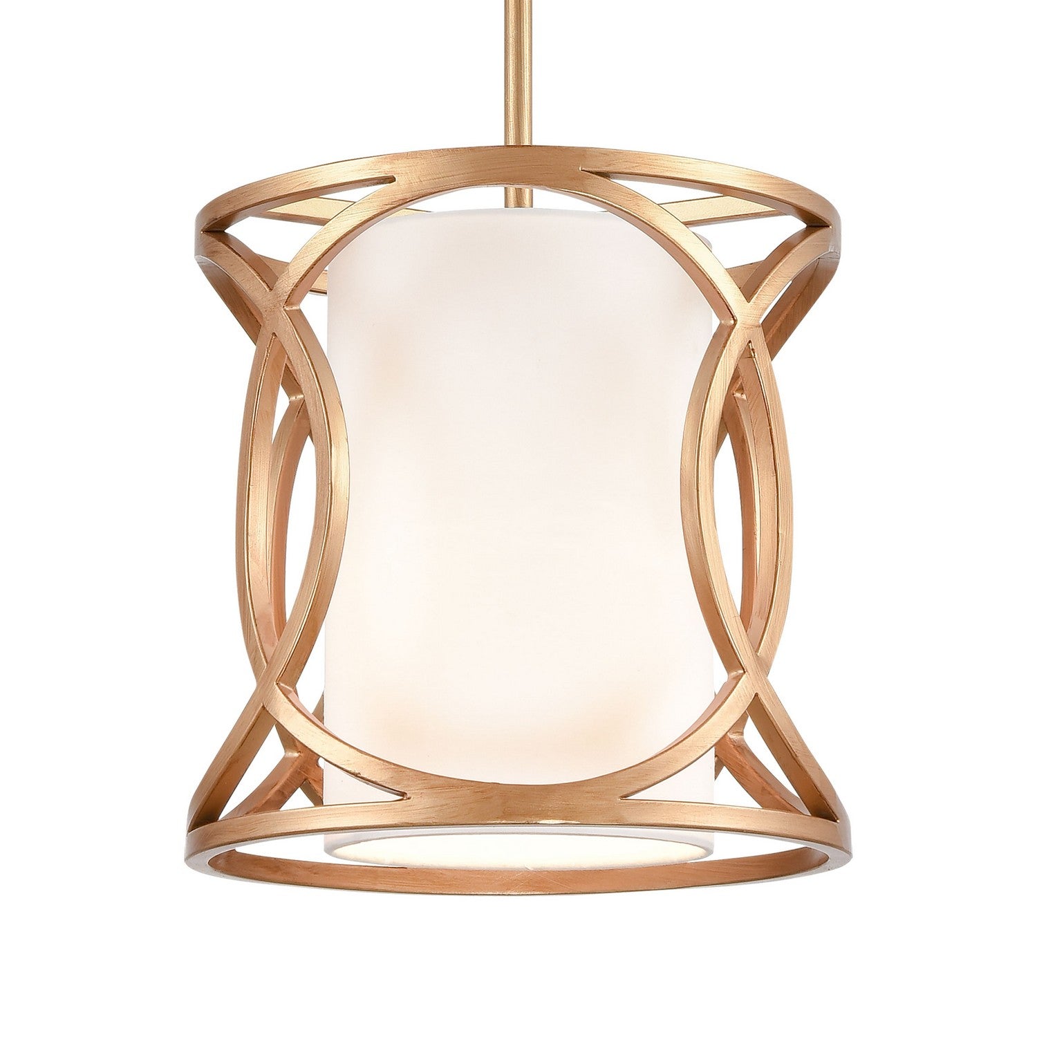 ELK Home - 33422/1 - One Light Mini Pendant - Ringlets - Matte Gold