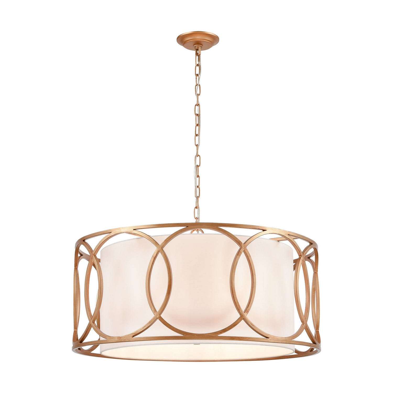 ELK Home - 33426/6 - Six Light Chandelier - Ringlets - Matte Gold