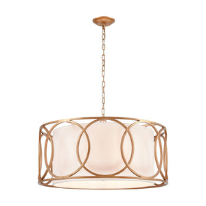 ELK Home - 33426/6 - Six Light Chandelier - Ringlets - Matte Gold