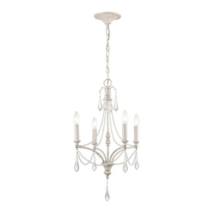 ELK Home - 33475/4 - Four Light Chandelier - French Parlor - Vintage White