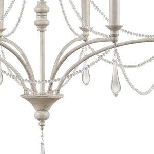 ELK Home - 33476/6 - Six Light Chandelier - French Parlor - Vintage White