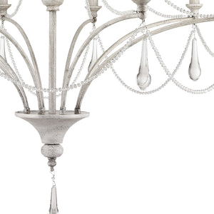 ELK Home - 33478/8+4 - 12 Light Chandelier - French Parlor - Vintage White