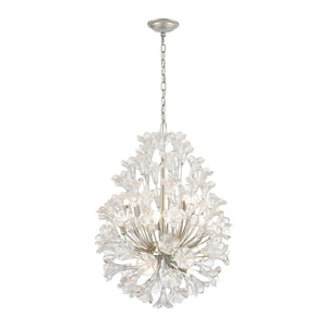 ELK Home - 33487/12 - 12 Light Chandelier - Celene - Aged Silver