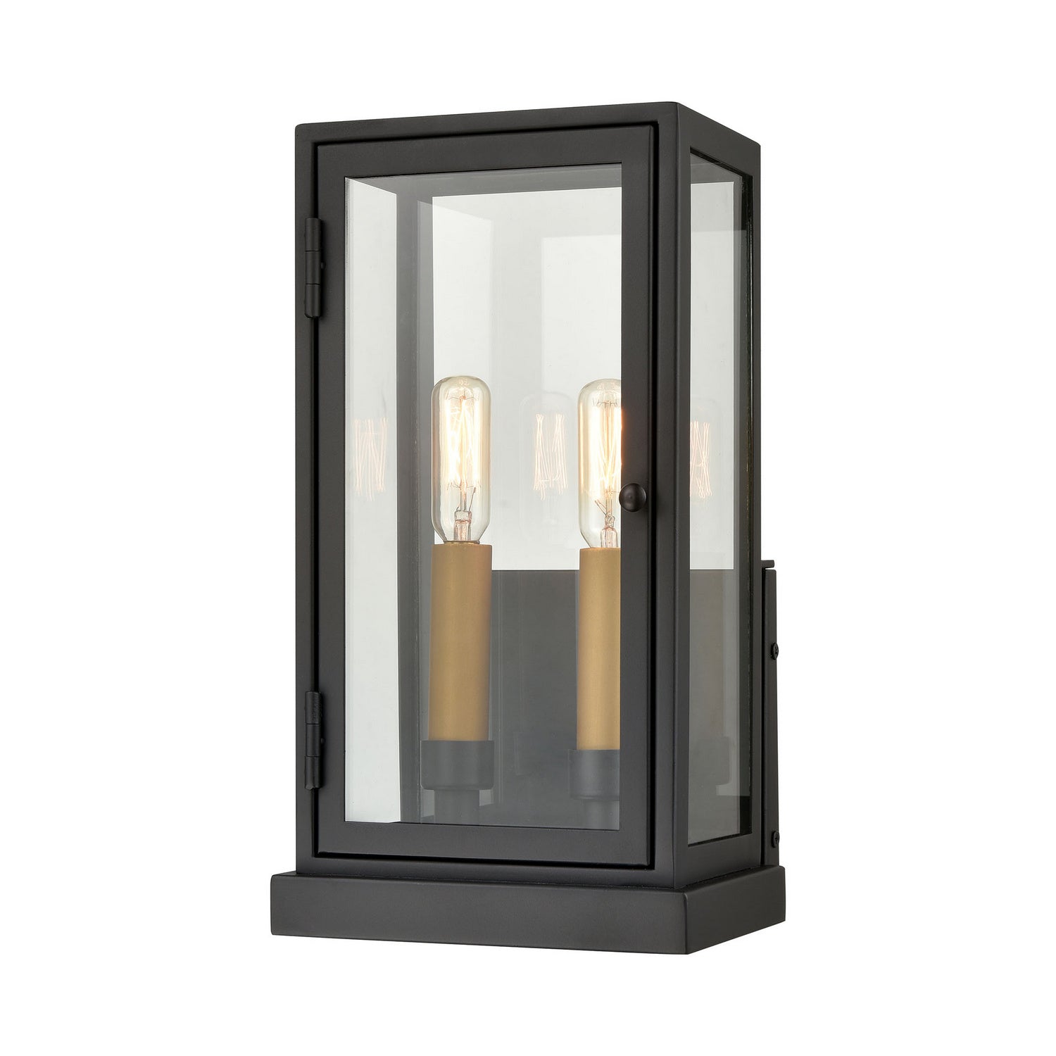 ELK Home - 45501/2 - Two Light Outdoor Wall Sconce - Foundation - Matte Black